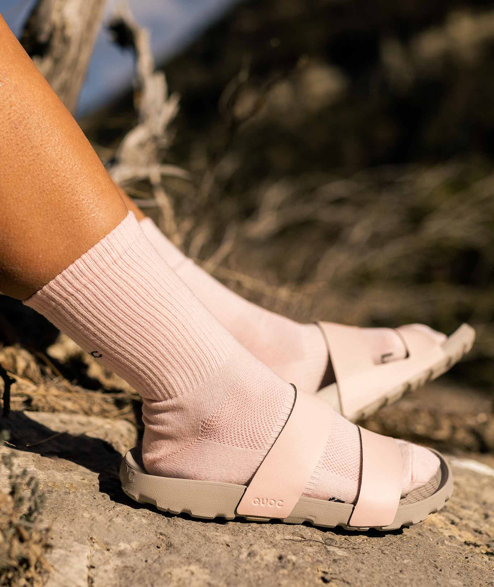 All Road Sock - Dusty Pink