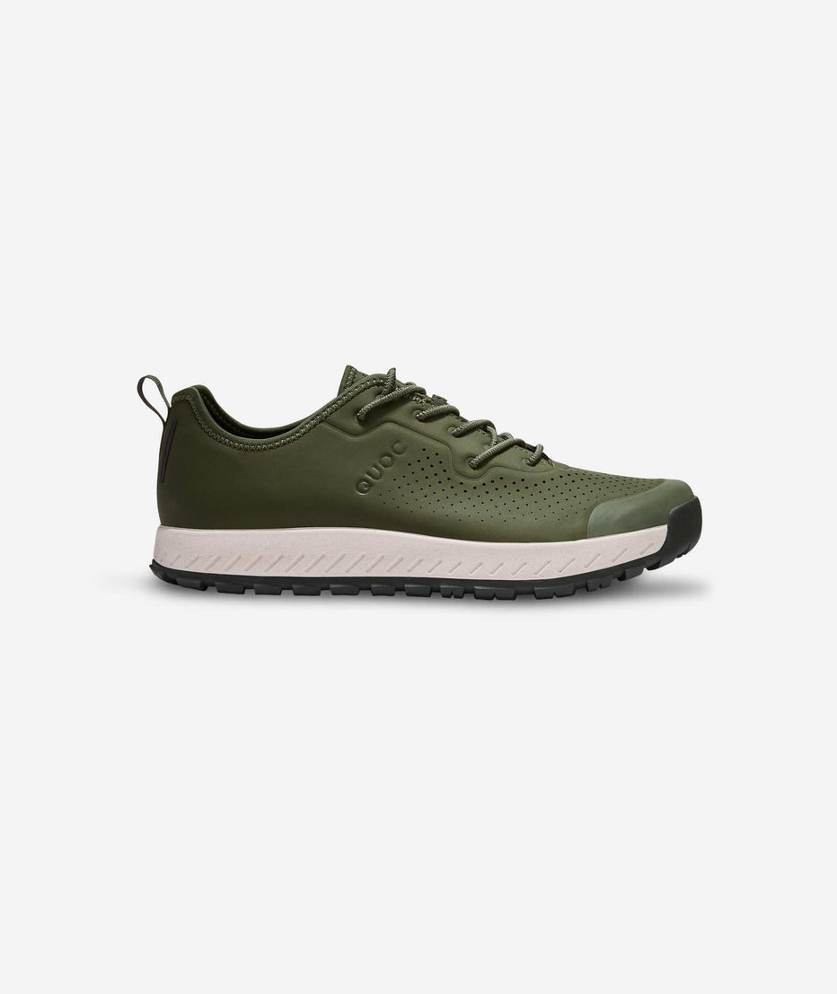 Weekend, Surface-Adaptable Cycling Sneaker - Olive | QUOC