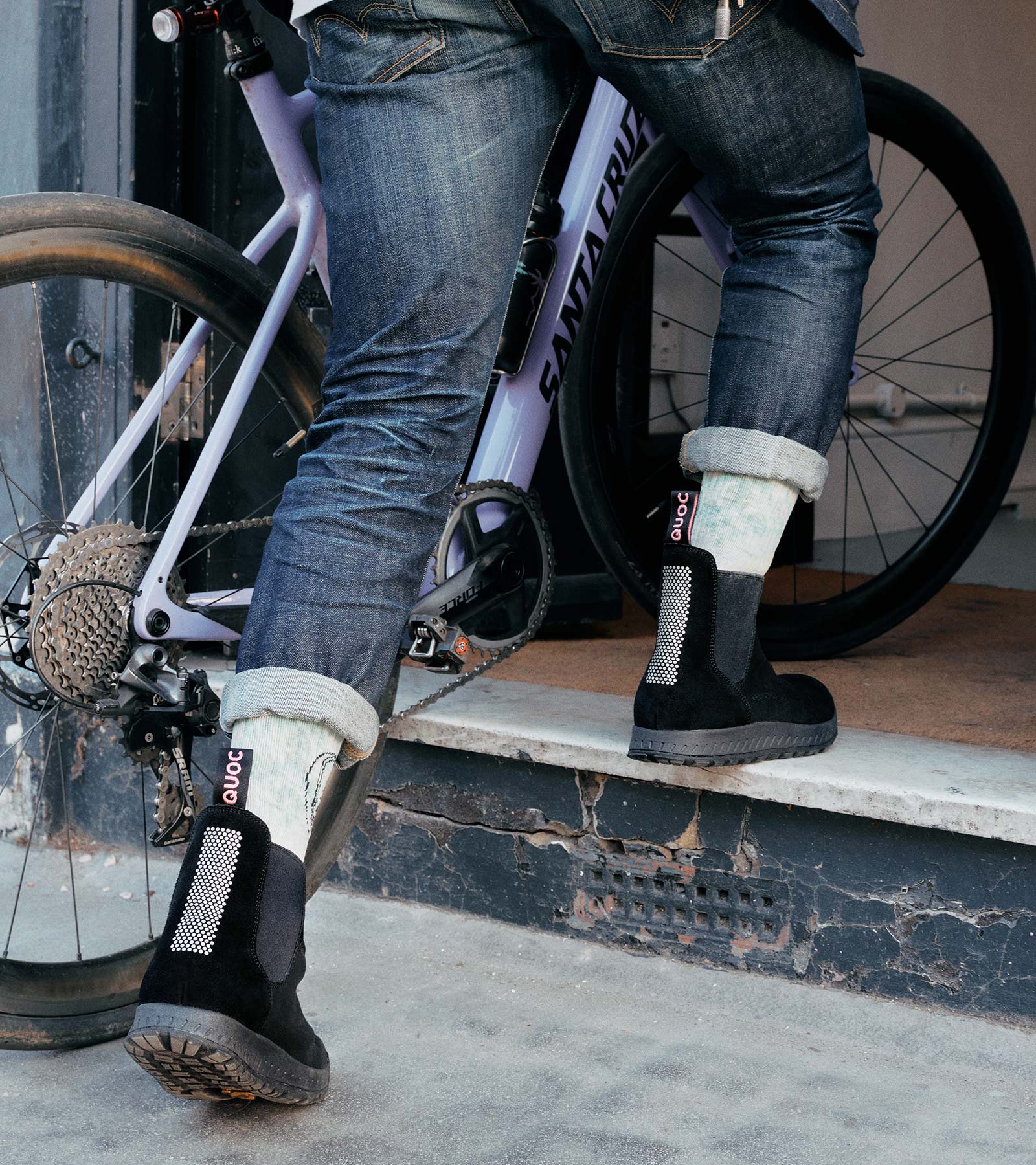 Chelsea Cycling Boot - Black | QUOC
